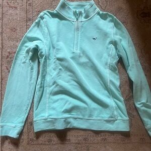 Vineyard Vines Women's Aqua Pullover Top